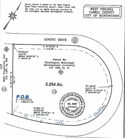 00 Kinetic Park, Huntington, WV for sale - Site Plan - Image 3 of 3