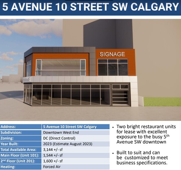 501 10 SW st, Calgary, AB for sale - Building Photo - Image 2 of 2