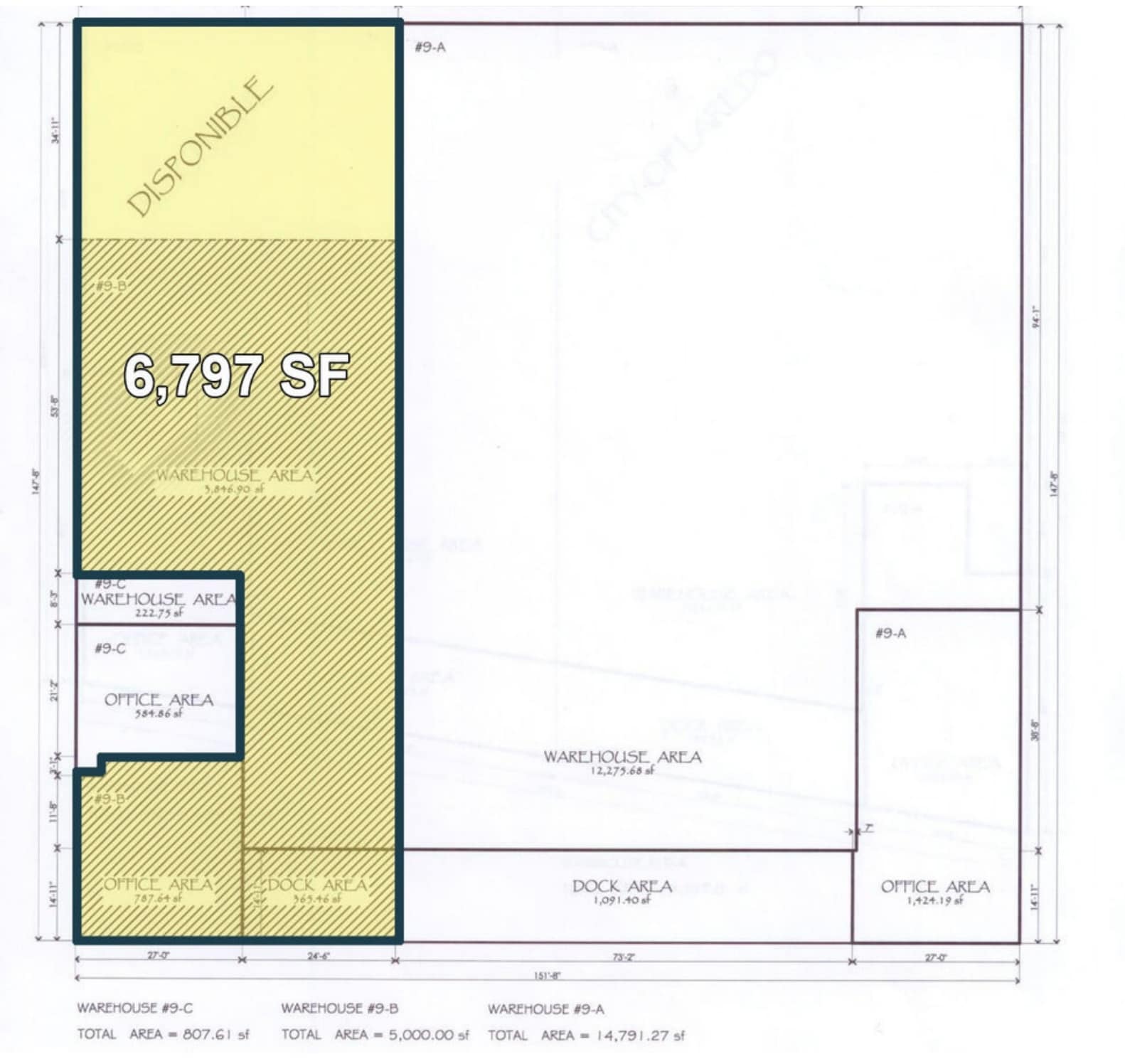 2824 E Bustamante St, Laredo, TX 78041 Laredo Airpark Warehouse 9B