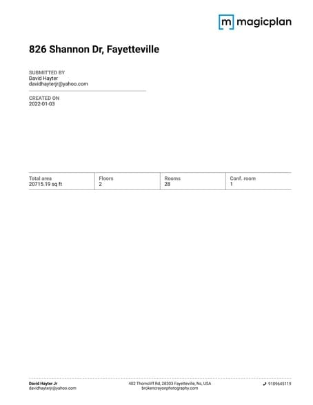 826 Shannon Dr, Fayetteville, NC for sale - Site Plan - Image 3 of 28