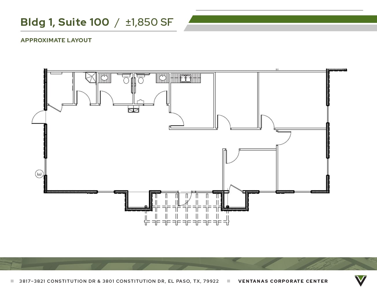 3821 Constitution Dr, El Paso, TX for lease Floor Plan- Image 1 of 2