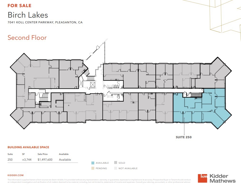 7041 Koll Center Pky, Pleasanton, CA 94566 - Unit 250 -  - Floor Plan - Image 1 of 1