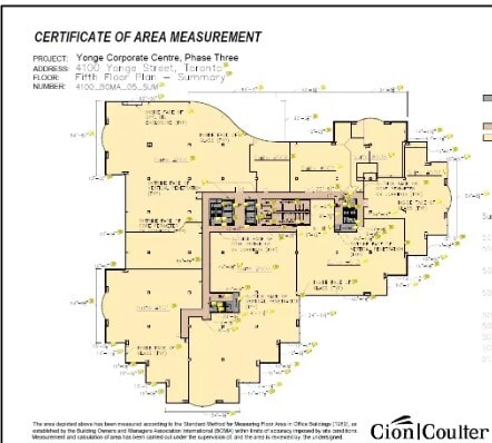 4100 Yonge St, Toronto, ON for lease Floor Plan- Image 1 of 1
