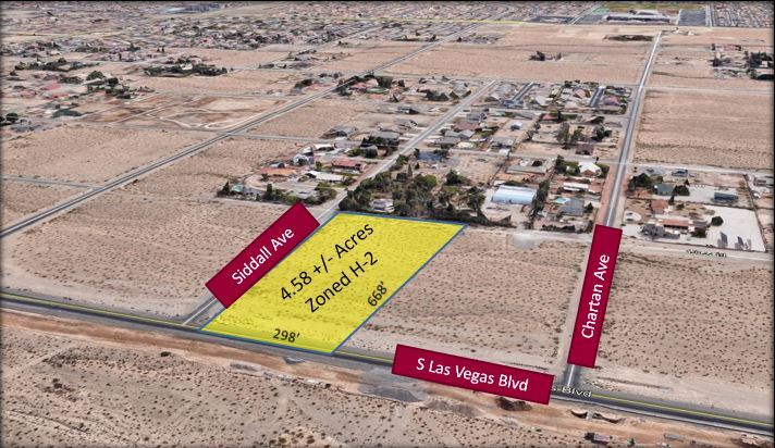 S Las Vegas Blvd Highway Zoned Land, Las Vegas, NV for sale - Building Photo - Image 2 of 7