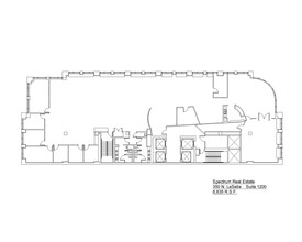 350 N LaSalle St, Chicago, IL for lease Floor Plan- Image 1 of 5