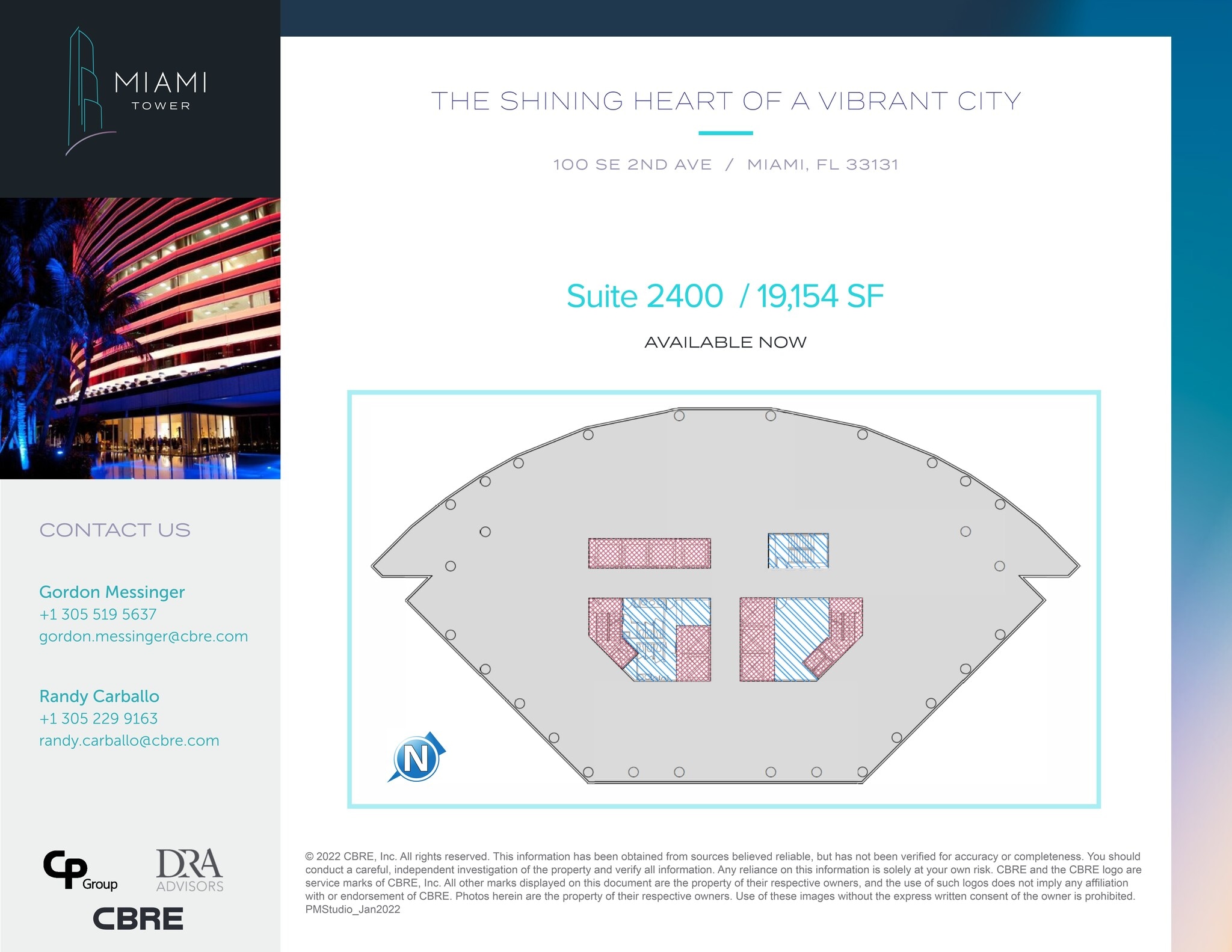 100 SE 2nd St, Miami, FL for lease Site Plan- Image 1 of 1