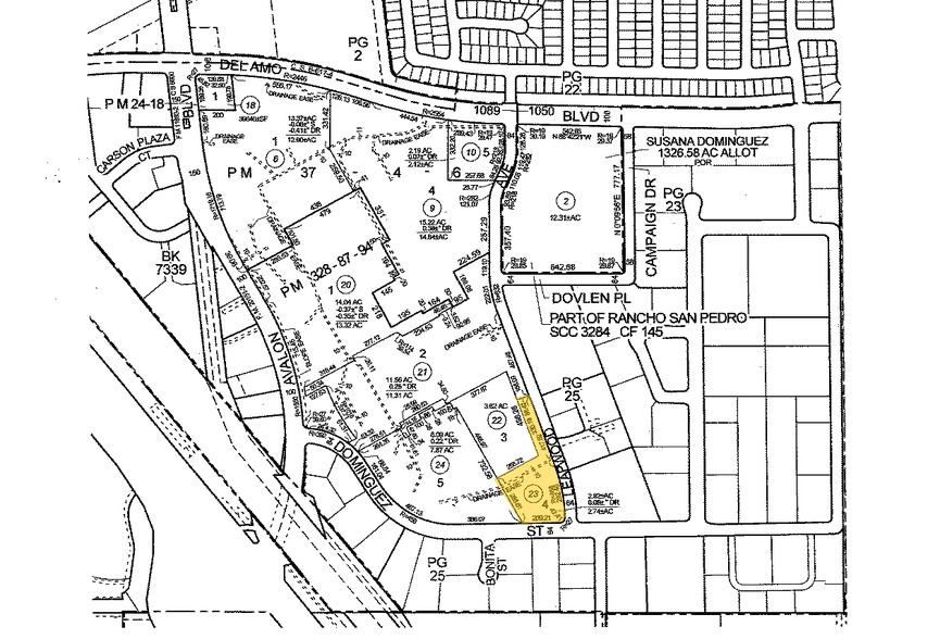 945 E Dominguez St, Carson, CA for lease - Plat Map - Image 2 of 4