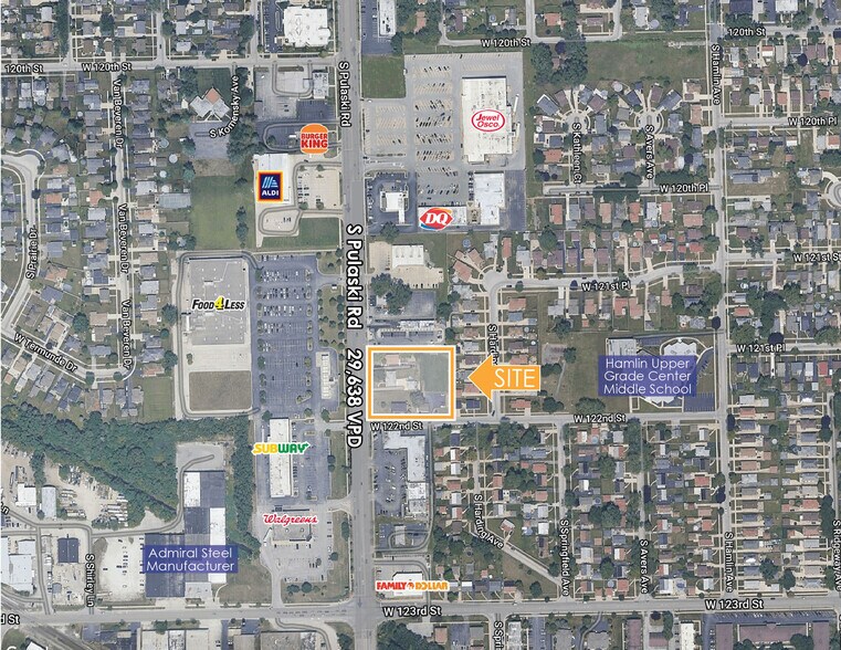 12159 S Pulaski Rd, Alsip, IL for lease - Building Photo - Image 1 of 1