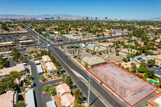 3470 E Russell Rd, Las Vegas, NV - aerial  map view