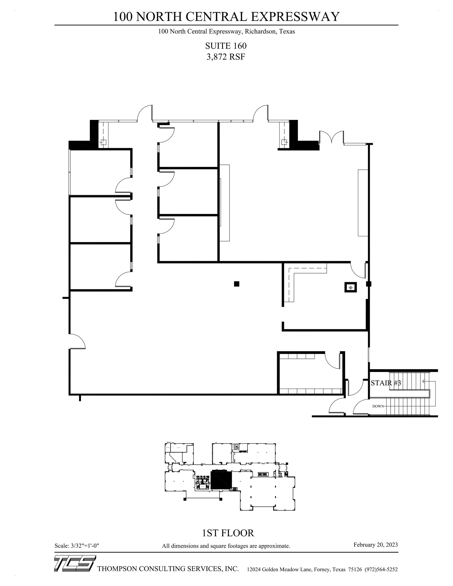 100 N Central Expy, Richardson, TX for lease Site Plan- Image 1 of 1