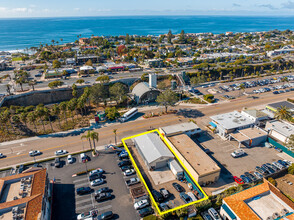 128 N Cedros Ave, Solana Beach, CA - aerial  map view