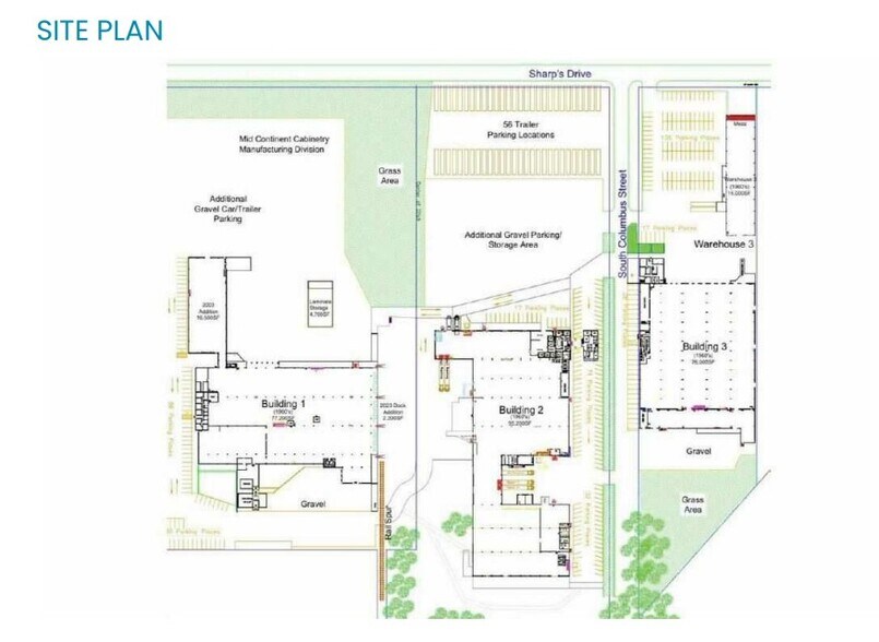 3 Building Portfolio Vacant portfolio of 3 properties for sale on LoopNet.com - Site Plan - Image 2 of 6