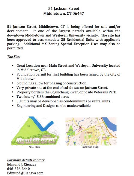 51 Jackson St, Middletown, CT for sale - Building Photo - Image 1 of 1