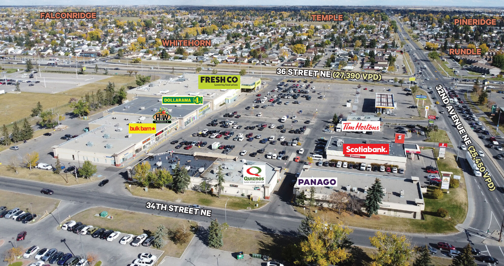 3508 32nd Ave NE, Calgary, AB for lease Aerial- Image 1 of 2