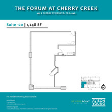 425 S Cherry St, Glendale, CO for lease Floor Plan- Image 1 of 2