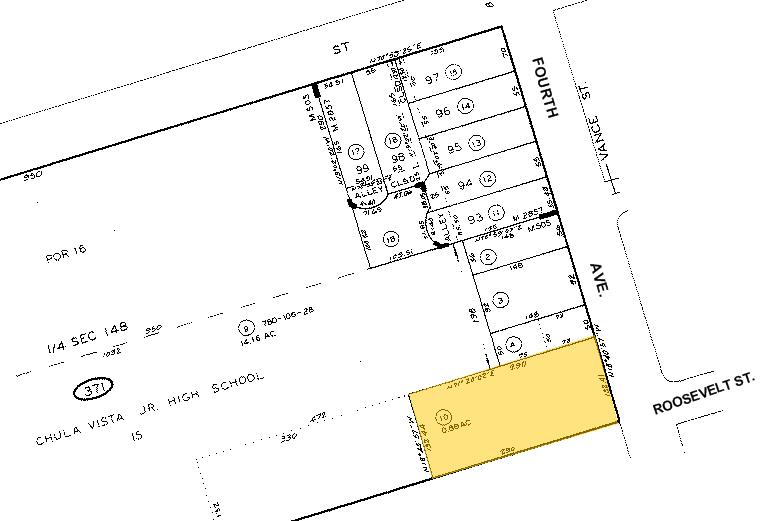 450 4th Ave, Chula Vista, CA for lease - Plat Map - Image 2 of 13