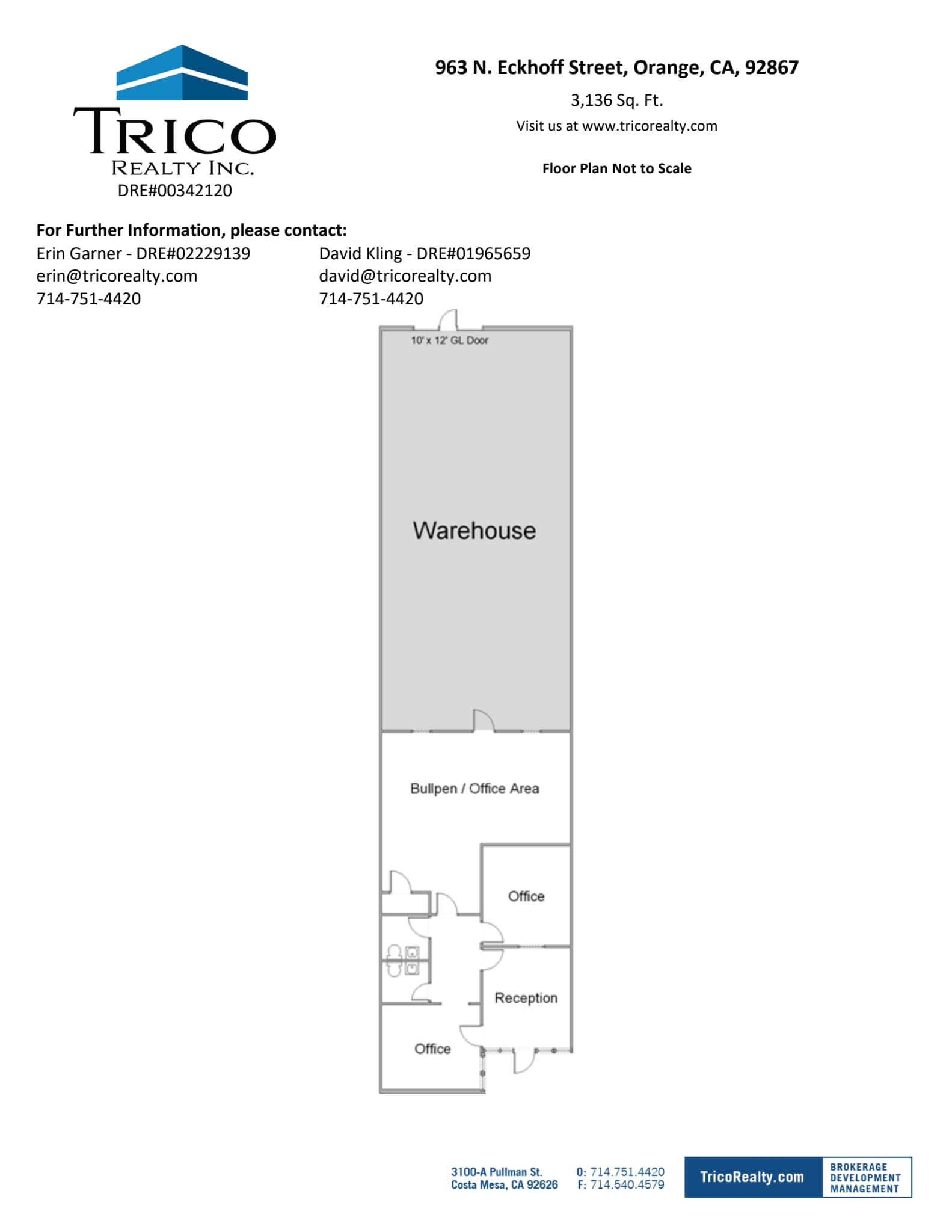 955-969 N Eckhoff St, Orange, CA for lease Floor Plan- Image 1 of 1