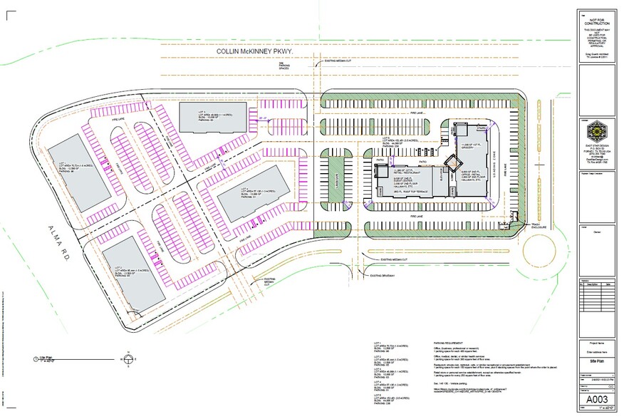 6751 Wellness Way, McKinney, TX for lease - Site Plan - Image 2 of 3