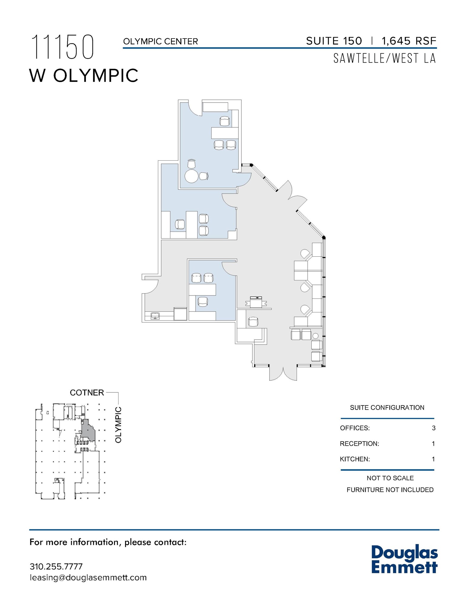 11150 W Olympic Blvd, Los Angeles, CA for lease Floor Plan- Image 1 of 1