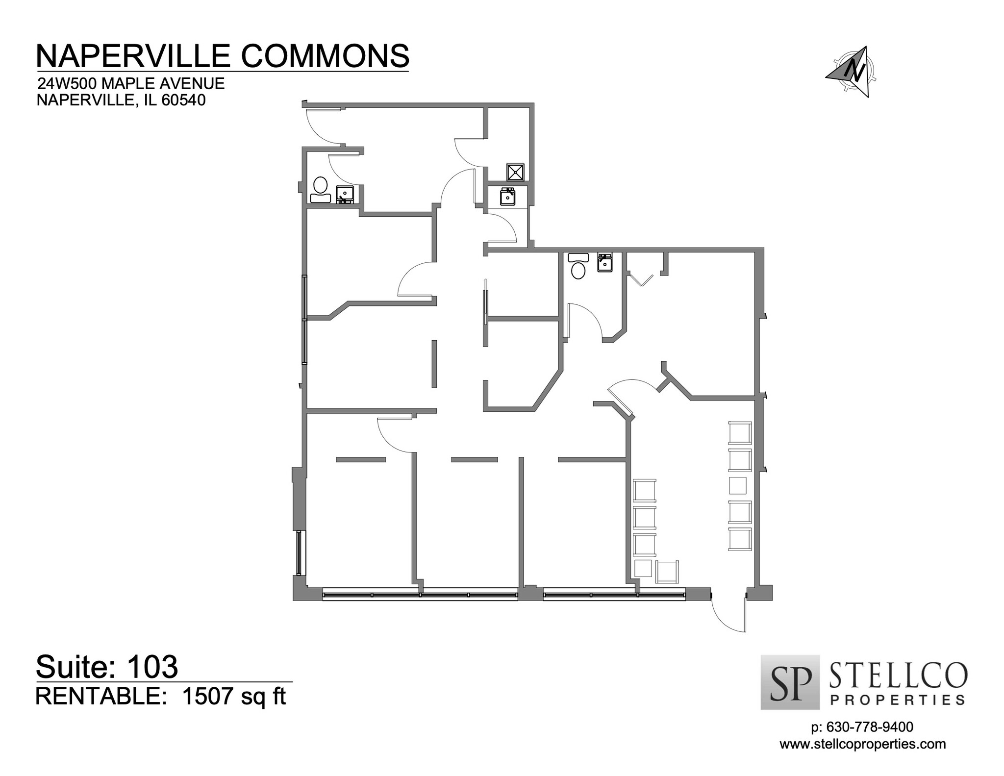 24W500 Maple Ave, Naperville, IL for lease Floor Plan- Image 1 of 1