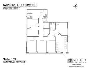 24W500 Maple Ave, Naperville, IL for lease Floor Plan- Image 1 of 1