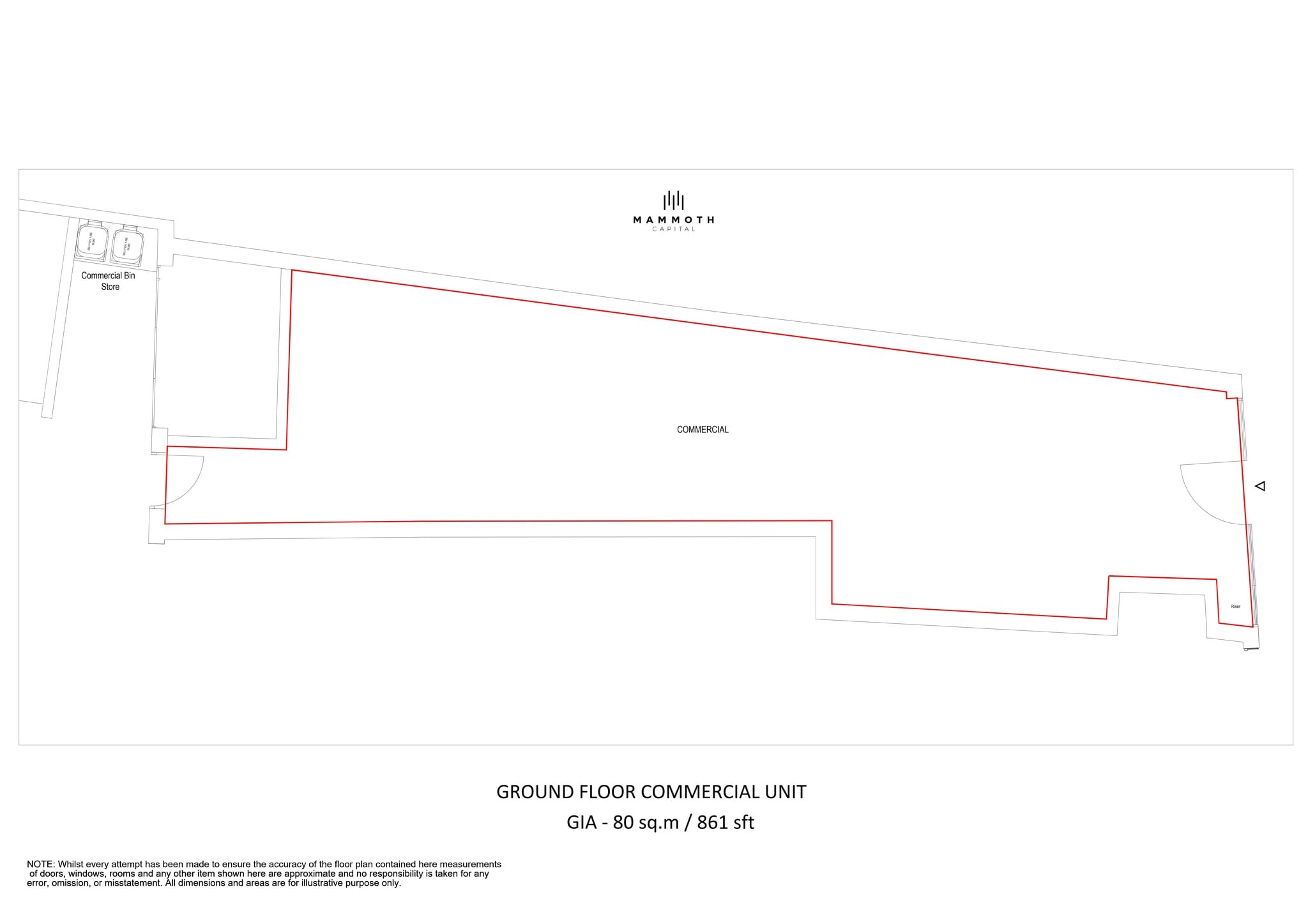 186 High Road, London for lease Site Plan- Image 1 of 2