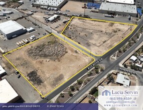 9668 Railroad Dr, El Paso, TX - AERIAL  map view