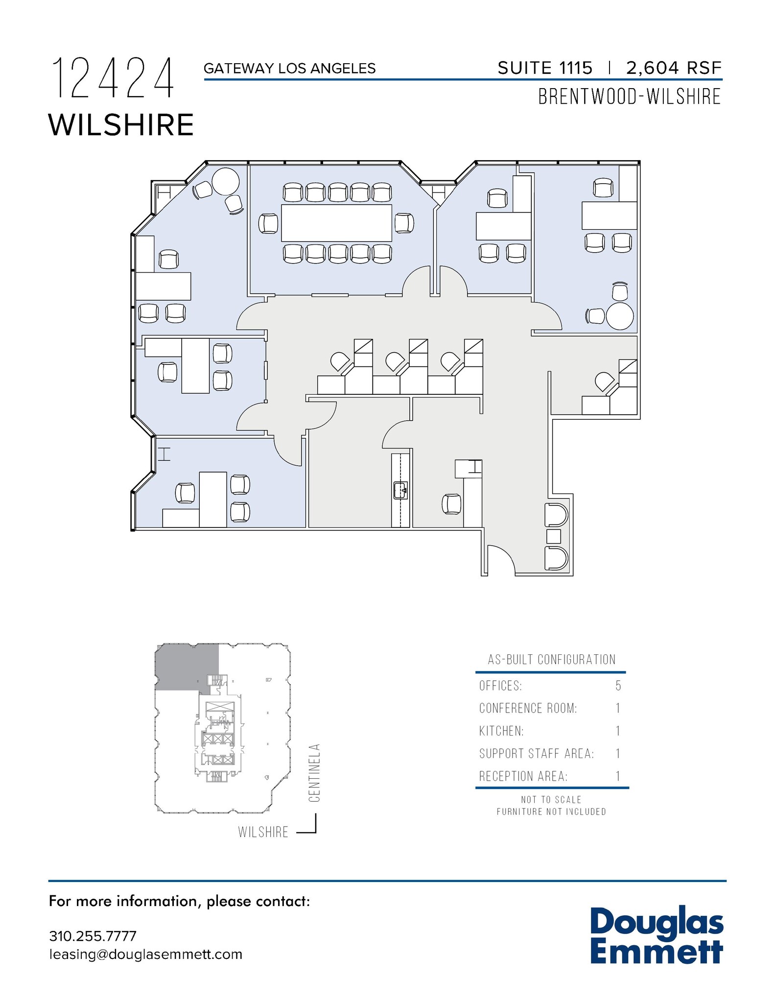 12424 Wilshire Blvd, Los Angeles, CA for lease Floor Plan- Image 1 of 1