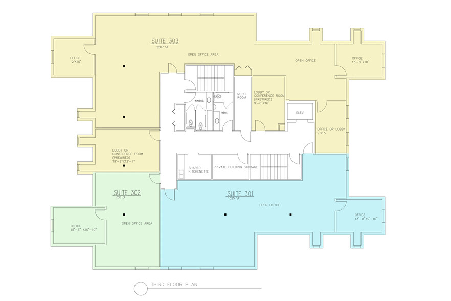 929 W University Dr, Rochester, MI for lease - Floor Plan - Image 2 of 12