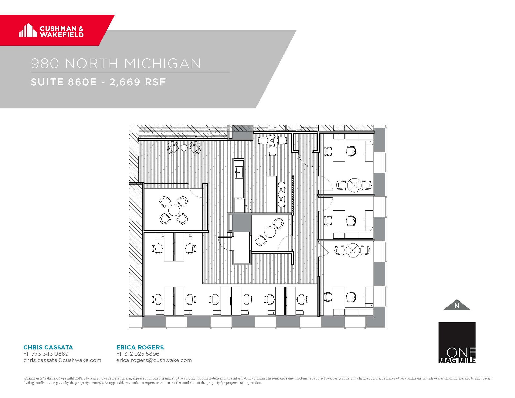 980 N Michigan Ave, Chicago, IL for lease Floor Plan- Image 1 of 1