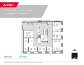 980 N Michigan Ave, Chicago, IL for lease Floor Plan- Image 1 of 1