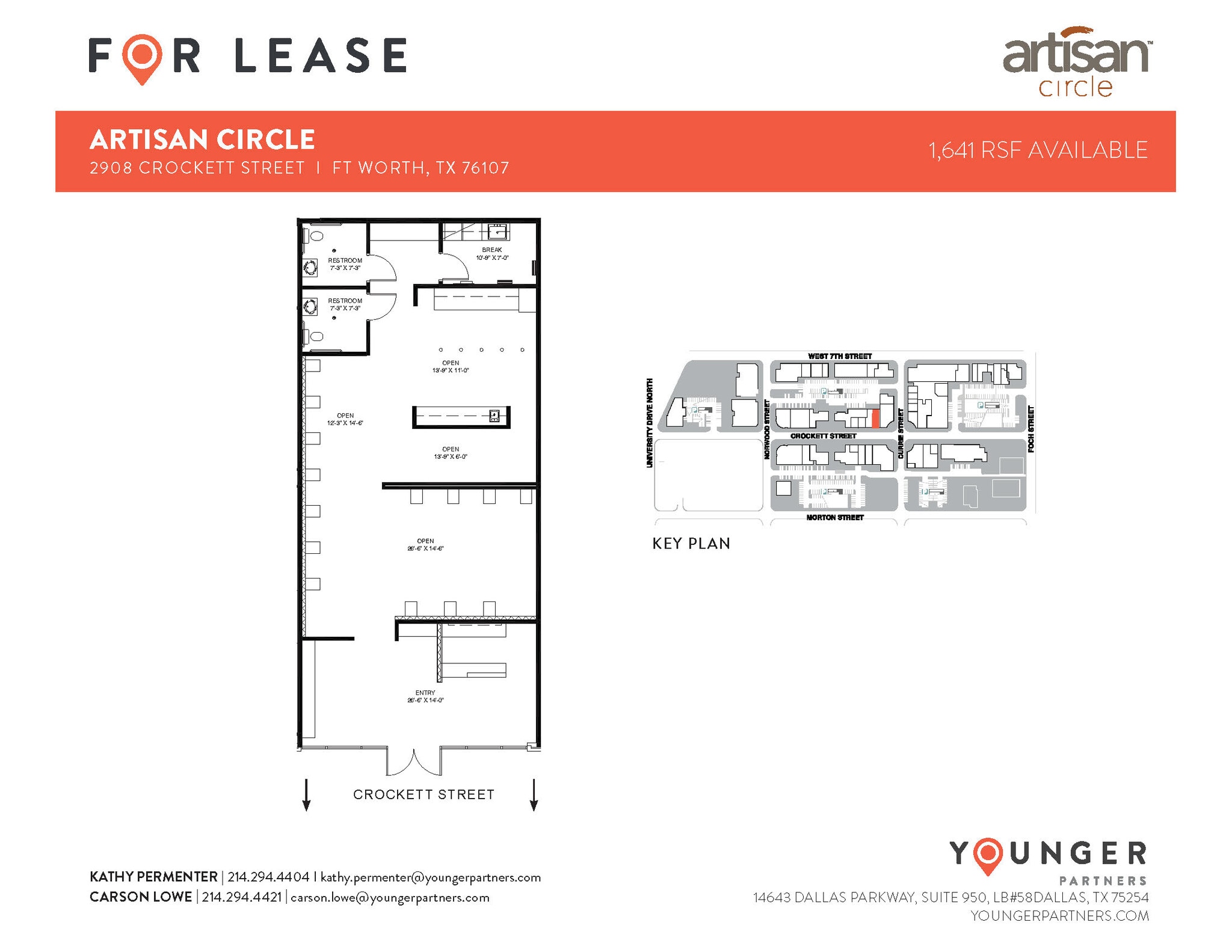2973 W 7th St, Fort Worth, TX for lease Floor Plan- Image 1 of 1