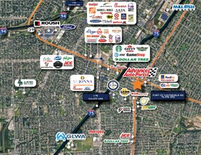 2230 Fort St, Lincoln Park, MI - AERIAL  map view - Image1