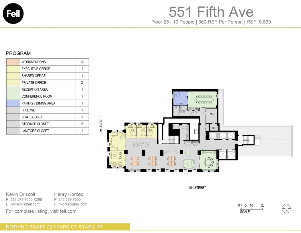 551 Fifth Ave, New York, NY for lease Floor Plan- Image 1 of 1