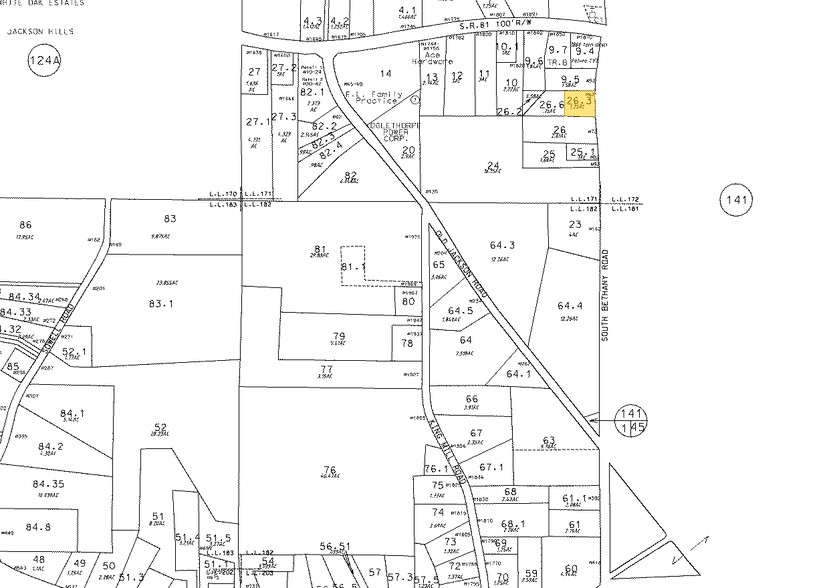 62 S Bethany Rd, Mcdonough, GA for sale - Plat Map - Image 2 of 2