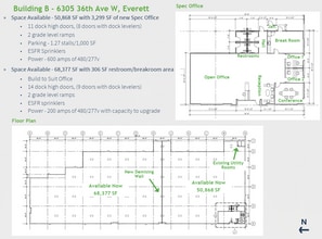 6305 36th Ave W, Everett, WA for lease Typical Floor Plan- Image 2 of 2