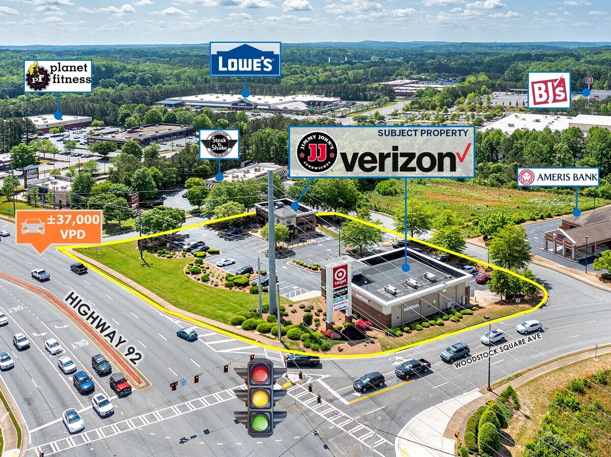 121 Lauren Ln, Woodstock, GA 30189 Auction Verizon & Jimmy John's