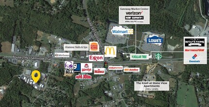 126 Commerce Dr, Ruckersville, VA - Aerial  map view