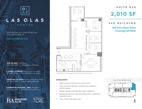450 E Las Olas Blvd, Fort Lauderdale, FL for lease Floor Plan- Image 1 of 1