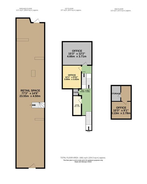 38 Greenhill St, Stratford Upon Avon for lease - Floor Plan - Image 3 of 3