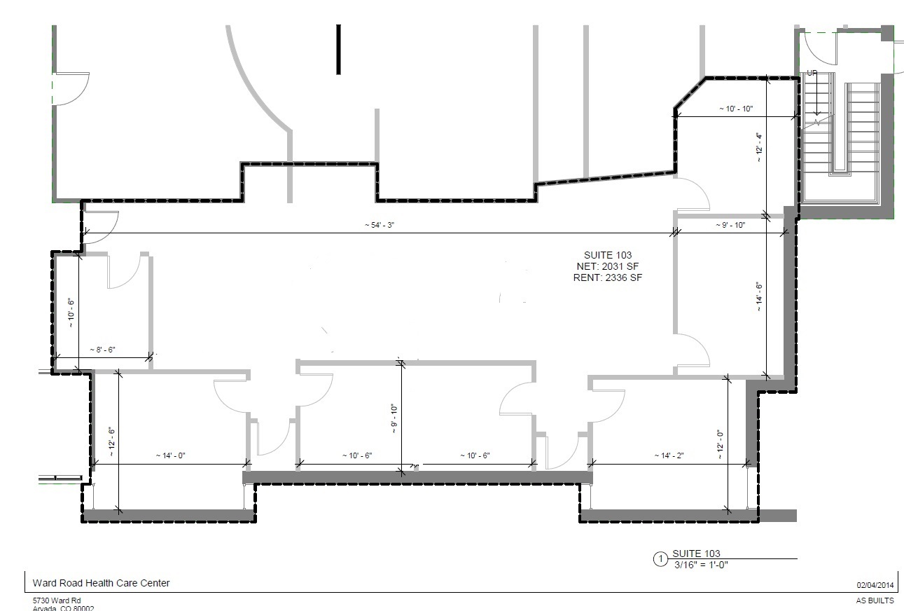 5730 Ward Rd, Arvada, CO for lease Floor Plan- Image 1 of 3