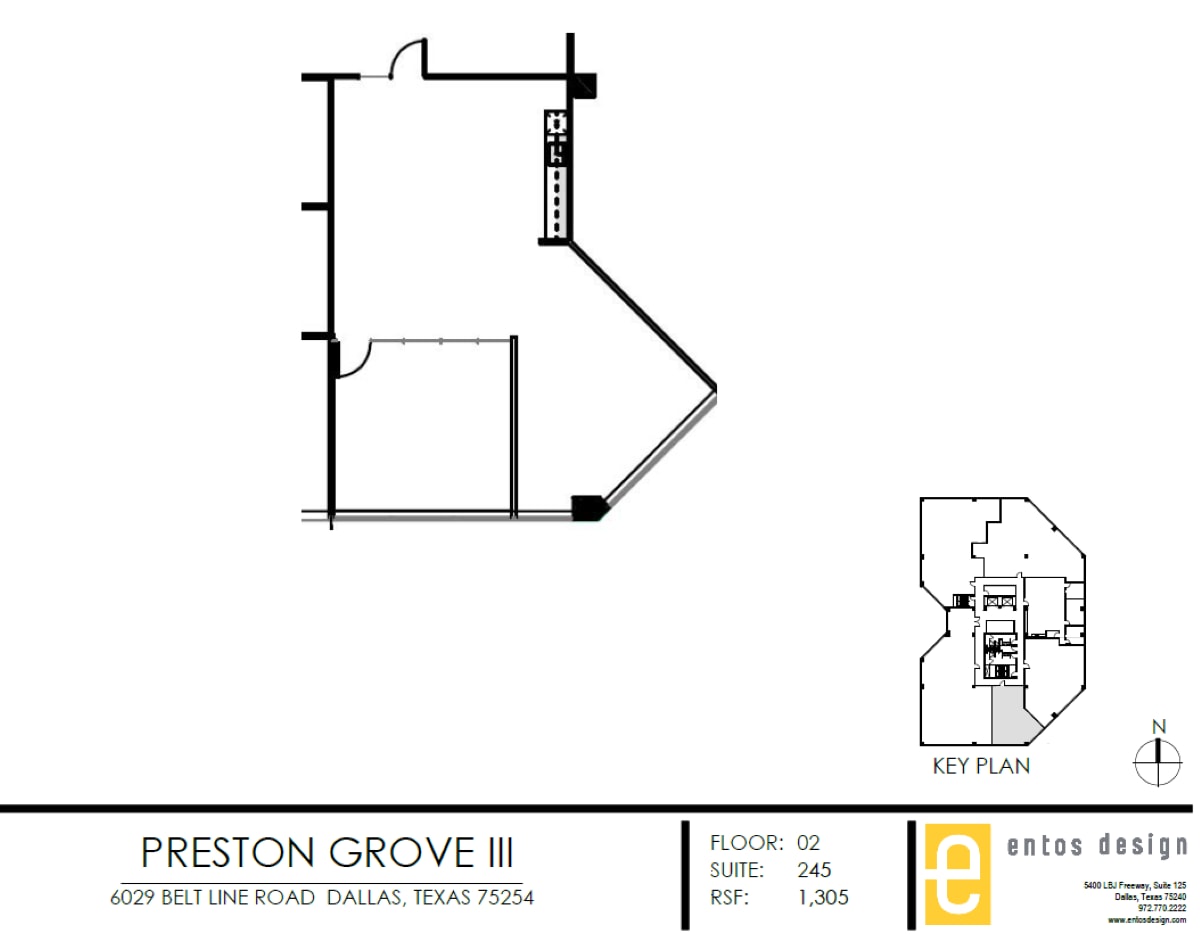 6009 Belt Line Rd, Dallas, TX for lease Floor Plan- Image 1 of 6