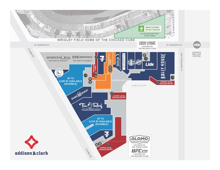 1027 W Addison St, Chicago, IL for lease - Floor Plan - Image 2 of 7