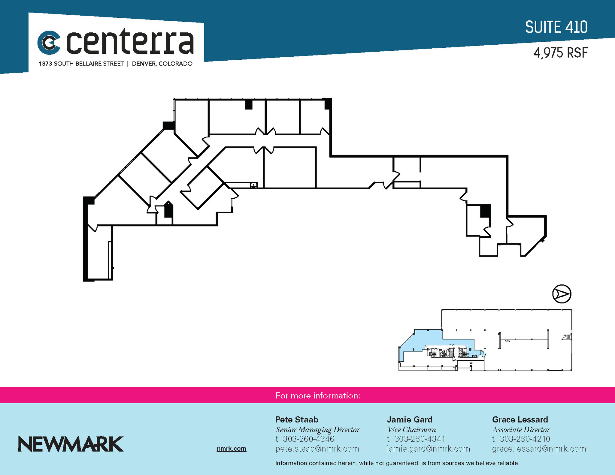 1873 S Bellaire St, Denver, CO for lease Floor Plan- Image 1 of 1