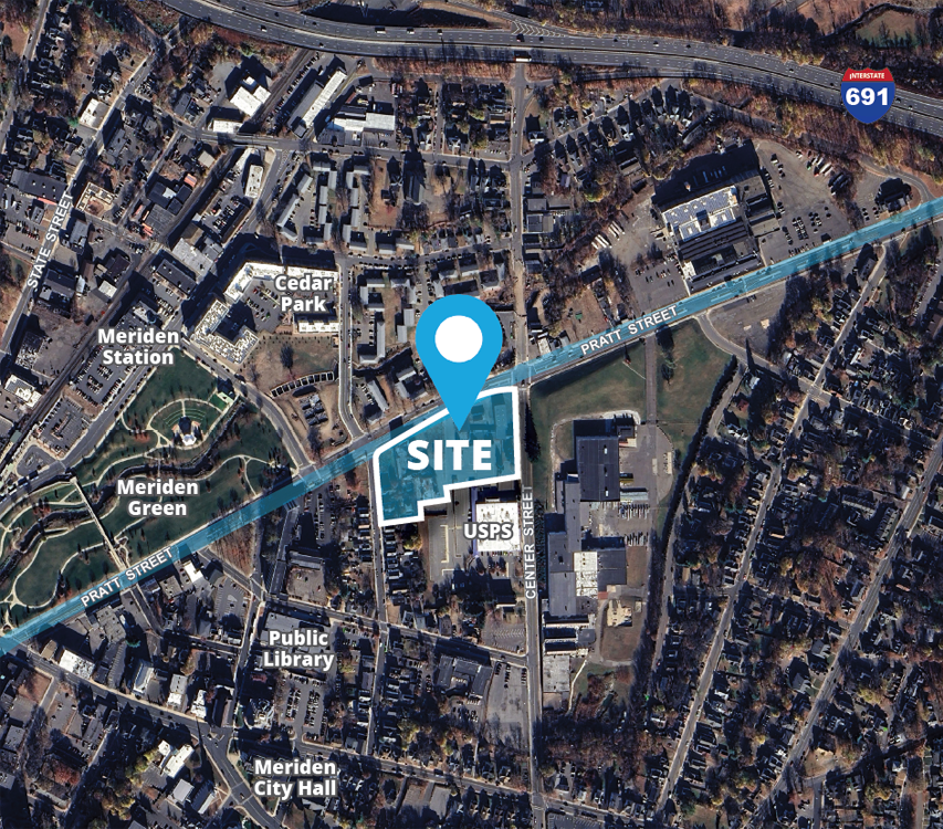 171 Pratt st, Meriden, CT for sale Aerial- Image 1 of 2