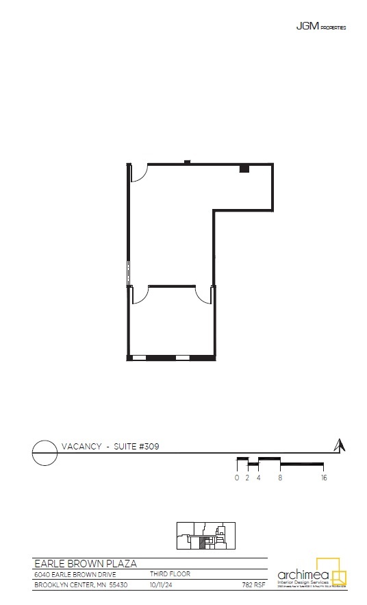 6040 Earle Brown Dr, Brooklyn Center, MN for lease Floor Plan- Image 1 of 1