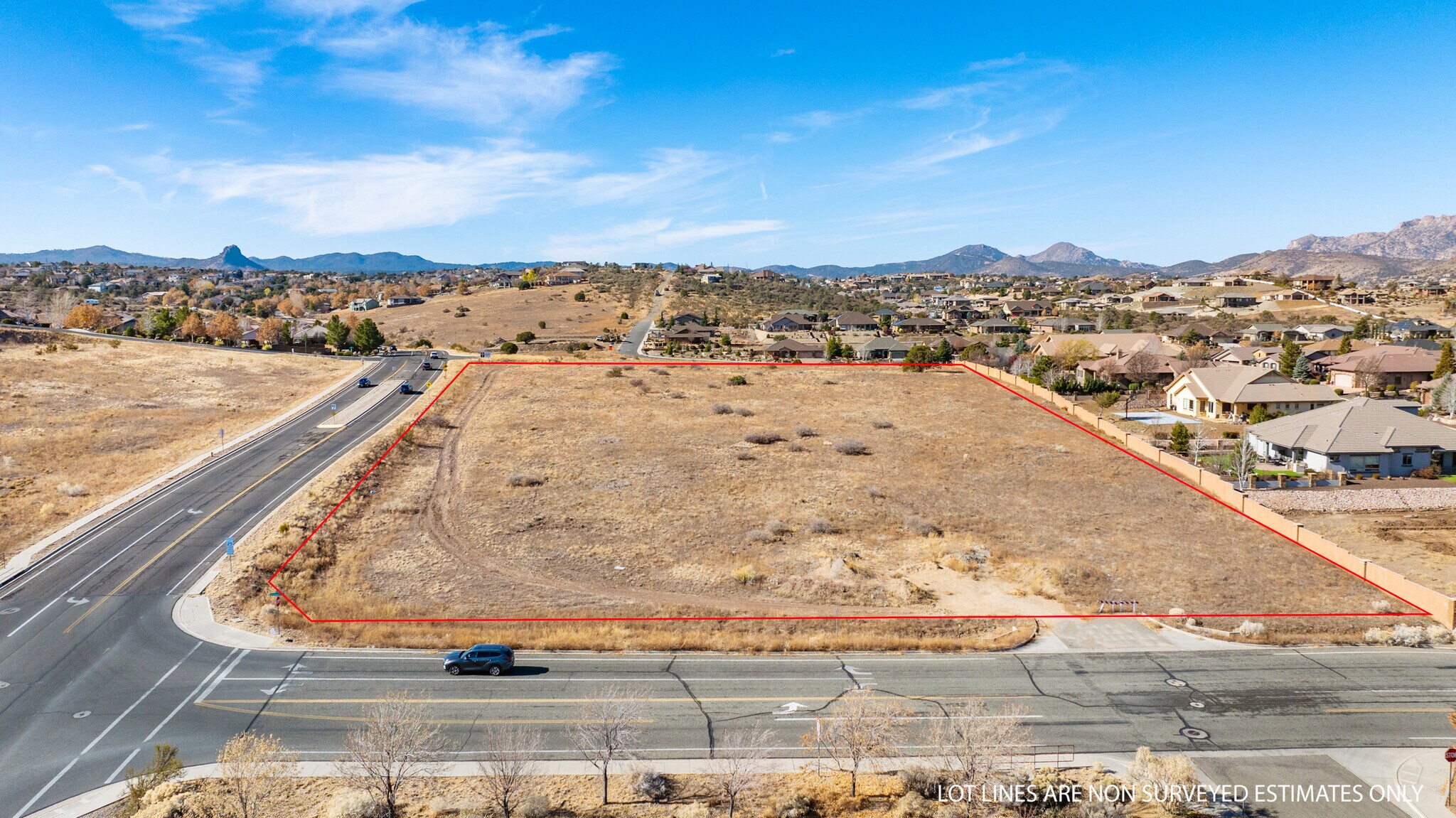NWC Rosser and Blooming Hills, Prescott, AZ for sale Aerial- Image 1 of 8