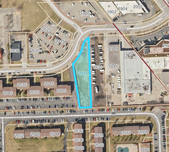 2001 Commerce Blvd, Ann Arbor, MI for sale - Aerial - Image 2 of 3