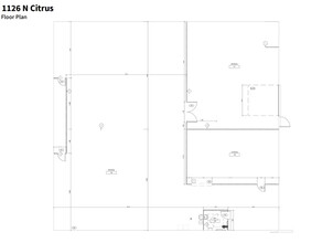 1135 N Highland Ave, Los Angeles, CA for sale Floor Plan- Image 1 of 4