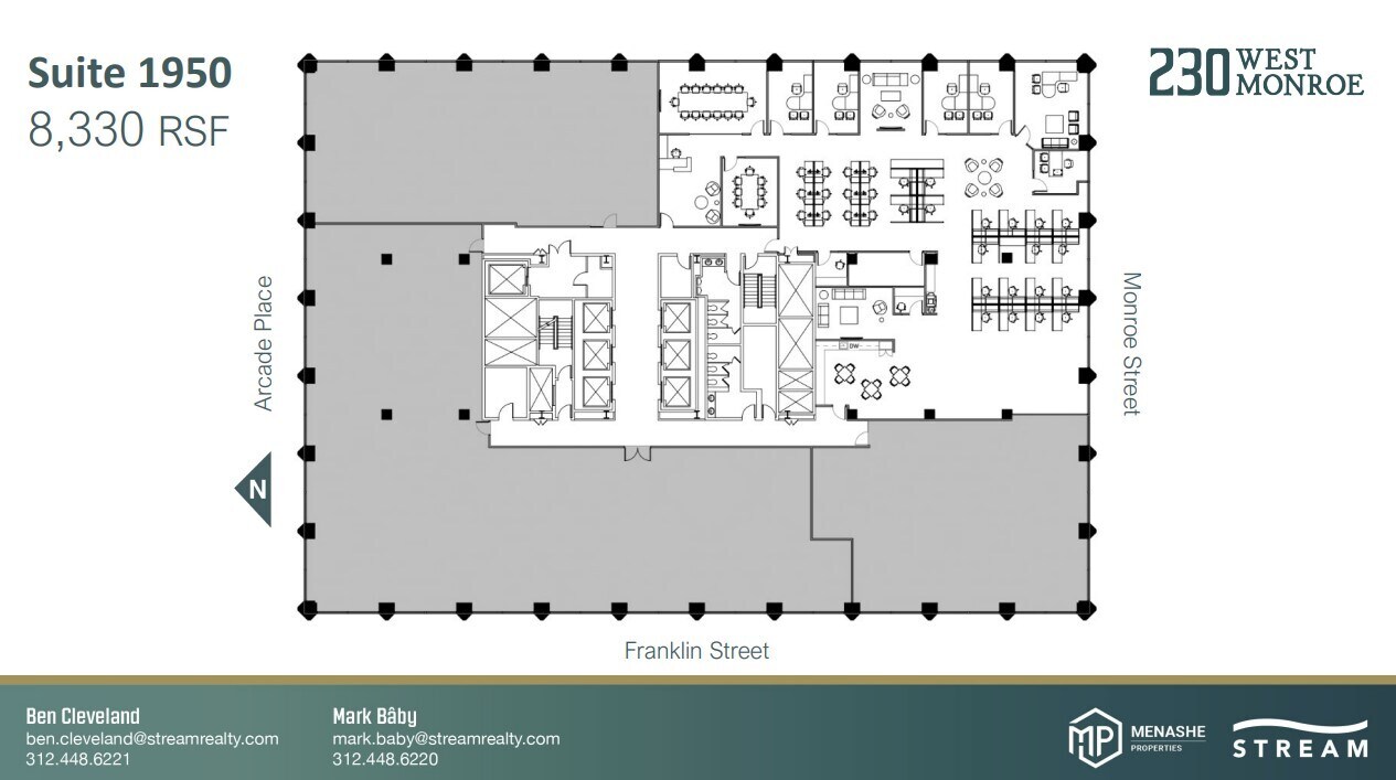 230 W Monroe St, Chicago, IL for lease Floor Plan- Image 1 of 1